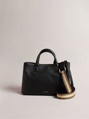 Ted Baker Black Winisie Large Webbing Pebble Bag - Image 1 of 4