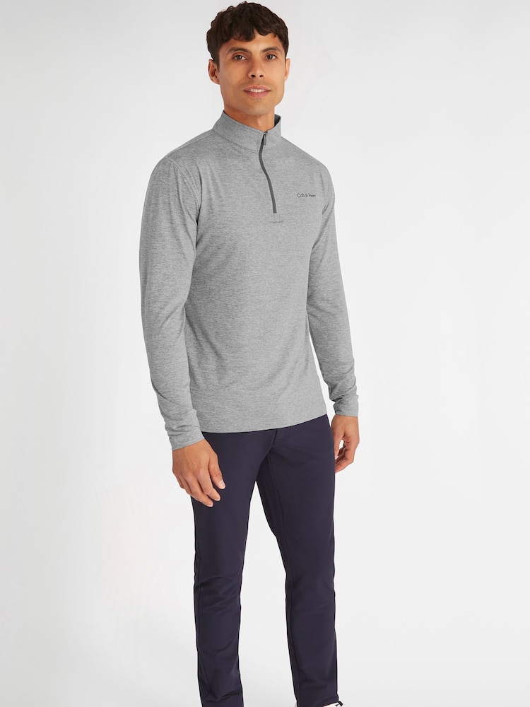 Calvin Klein Golf Newport Quarter Zip Sweatshirt - Image 3 of 6