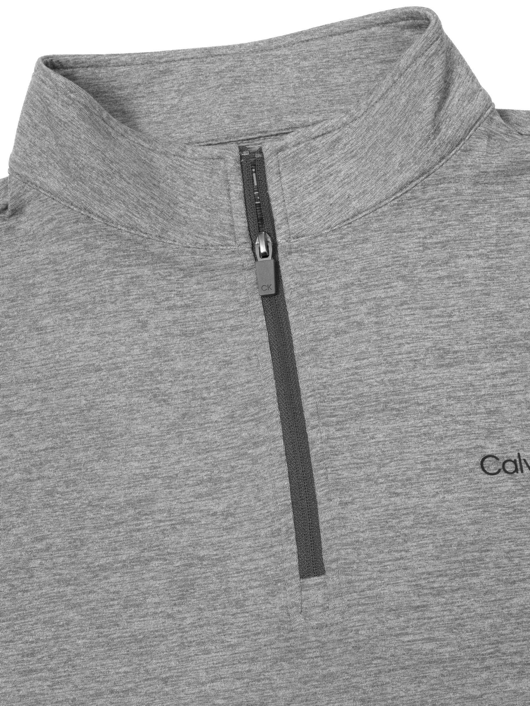 CKW Buy Calvin Klein Golf Silver Newport Quarter Zip Sweatshirt from