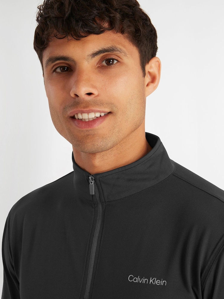 Calvin Klein Golf Newport Quarter Zip Sweatshirt - Image 3 of 8