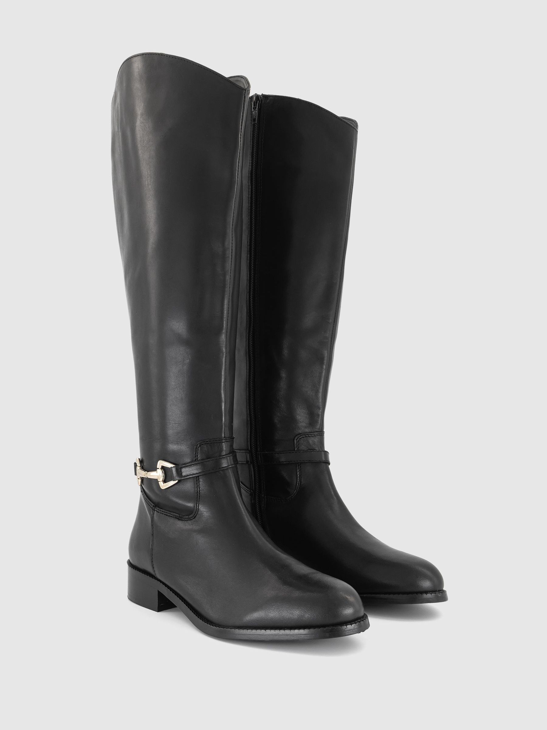 Office black boots sale cheap