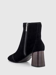 Office Black Suede Sock Ash Ankle Boots - Image 2 of 4