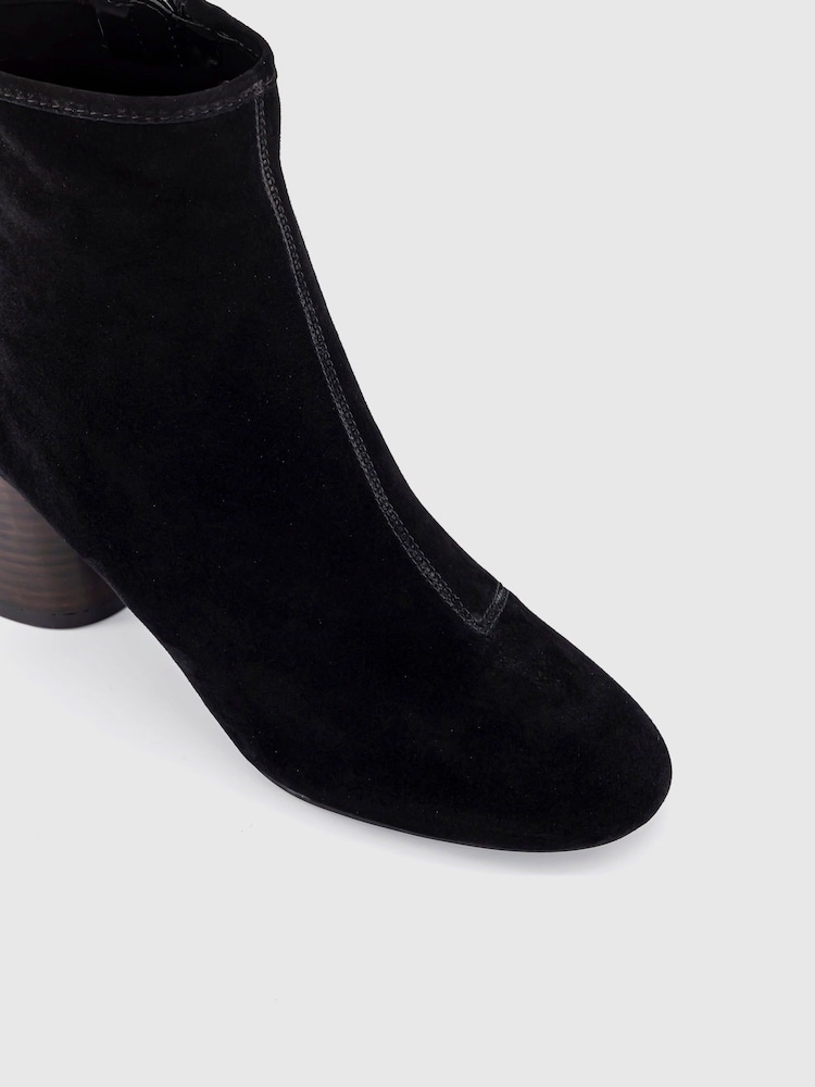 Office Black Suede Sock Ash Ankle Boots - Image 4 of 4