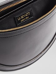 LK Bennett Black Leather Greta Cross-Body Bag - Image 6 of 6