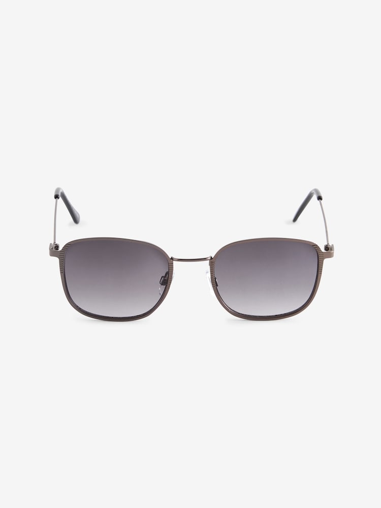 Smoke Grey Round Polarised Sunglasses - Image 2 of 5