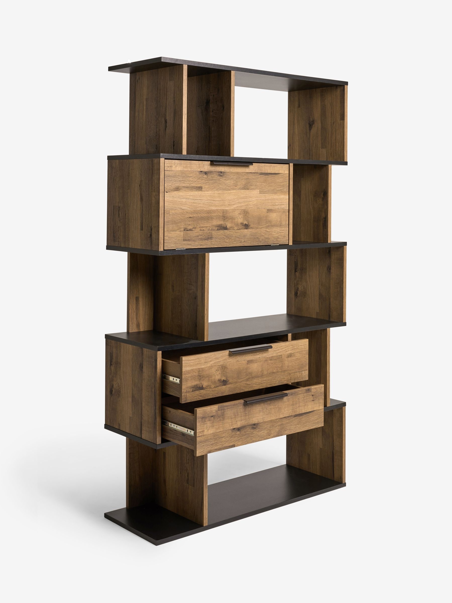 Buy Dark Bronx Oak Effect Display Shelf from the Next UK online shop