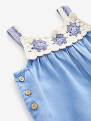 Denim Crochet Playsuit (3mths-7yrs) - Image 7 of 7