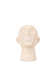 Gallery Home Cream Characterful Sculpted Head Bookends - Image 4 of 7