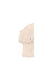 Gallery Home Cream Characterful Sculpted Head Bookends - Image 6 of 7