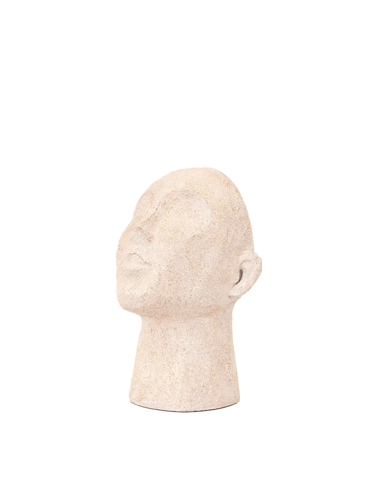 Gallery Home Cream Characterful Sculpted Head Bookends - Image 6 of 6