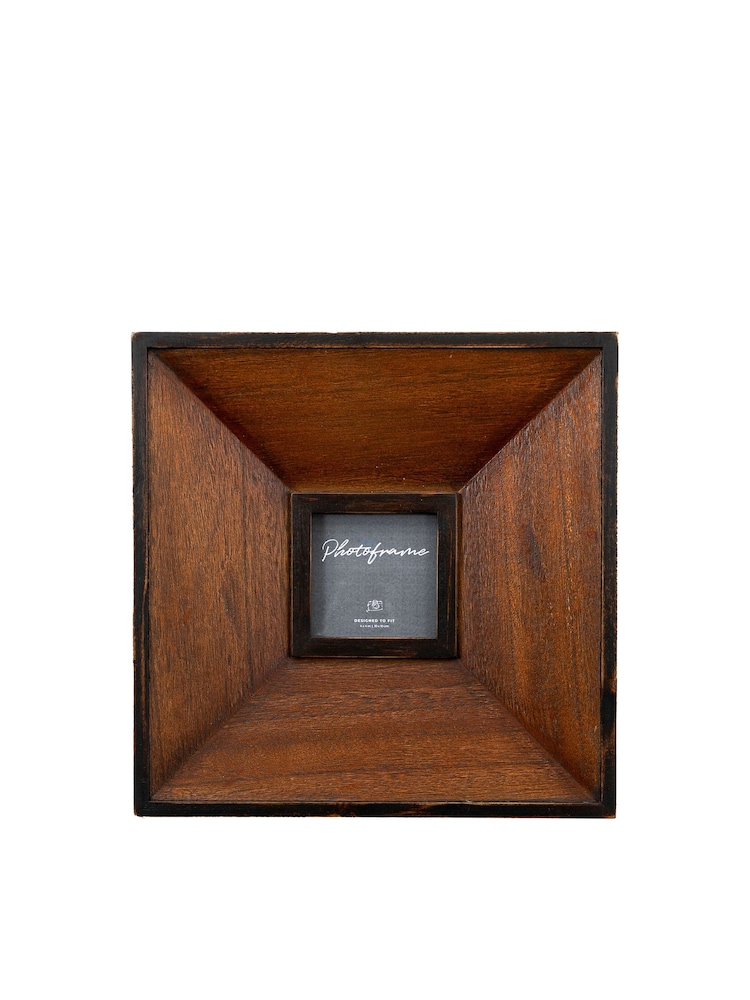 Gallery Home Brown Felton Square Frame 35x35cm - Image 1 of 5