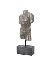Gallery Home Grey Adonis Ornaments Sculpture - Image 3 of 7