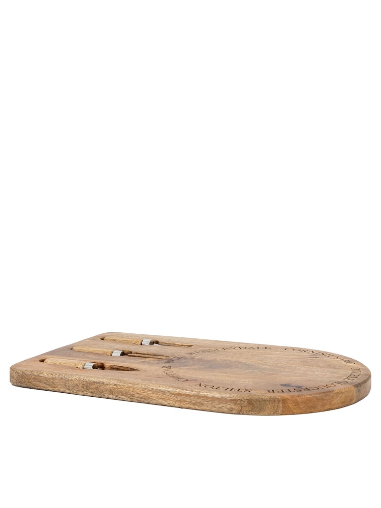 Gallery Home Natural Barstow Cheese Board Set - Image 2 of 3