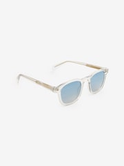 Blue Round Polarised Sunglasses - Image 2 of 4