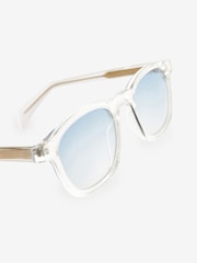 Blue Round Polarised Sunglasses - Image 4 of 4