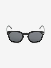 Black Round Polarised Sunglasses - Image 2 of 3