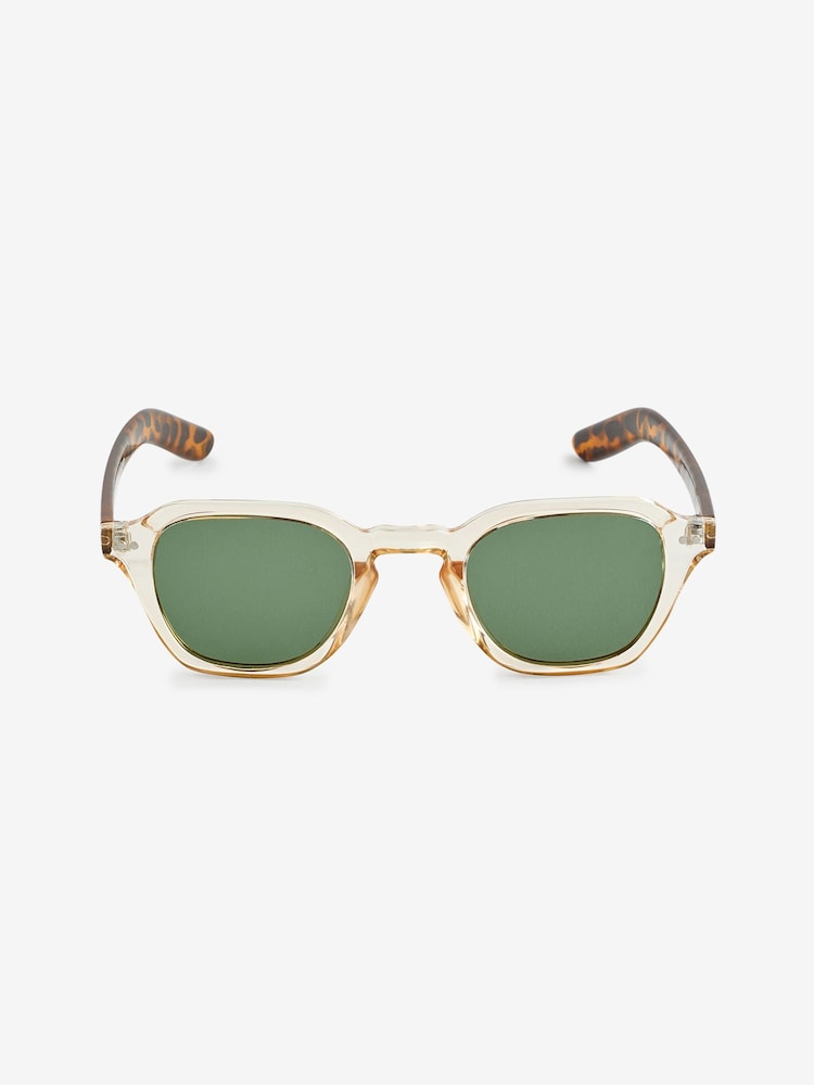 Green Perspex Round Polarised Sunglasses - Image 2 of 3