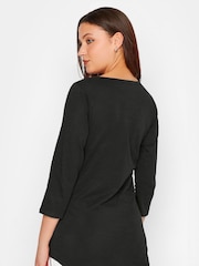 Schwarz - Long Tall Sally Henley-Oberteil aus 100 % Baumwolle - Bild 7 von 7