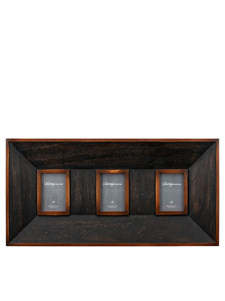 Gallery Home Black Felton x3 Photo Frame - Image 1 of 5