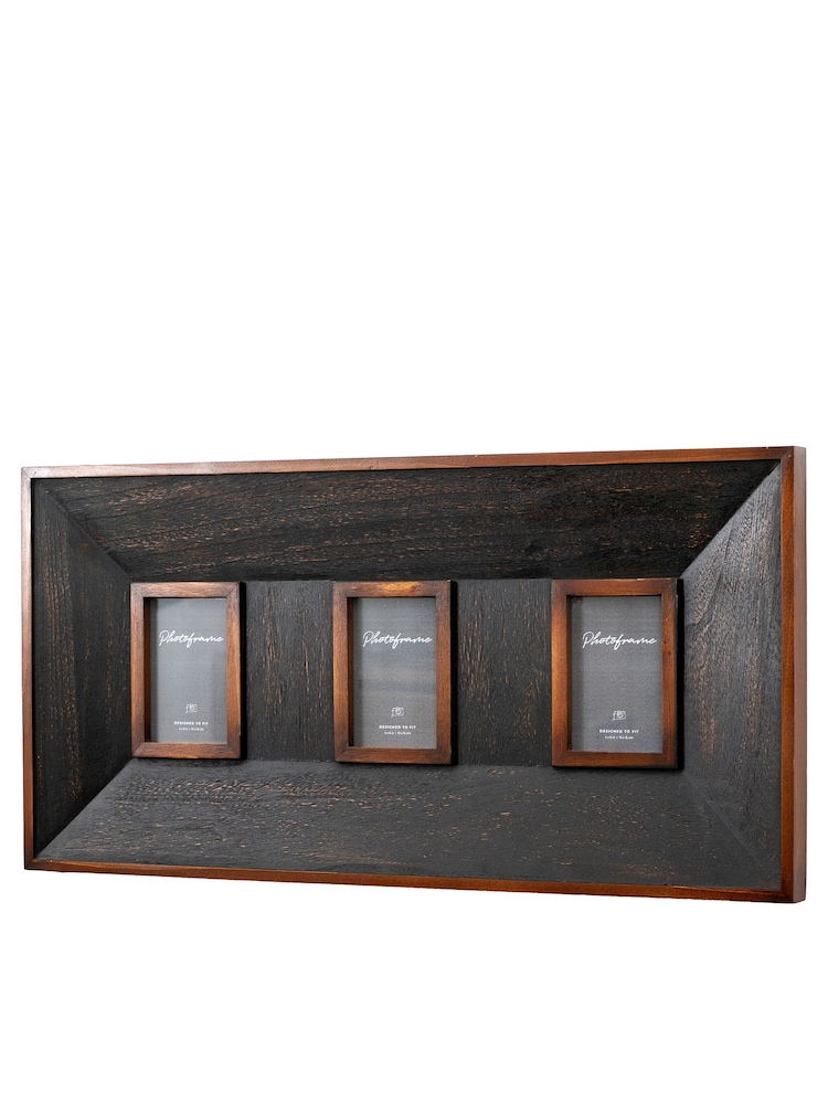 Gallery Home Black Felton x3 Photo Frame - Image 2 of 5