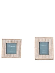 Gallery Home Brown Set of 2 Cerrito Mini Photo Frames - Image 2 of 2