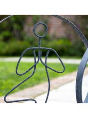 Gallery Home Black Tree Pose Sculpture - Image 2 of 8