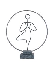 Gallery Home Black Tree Pose Sculpture - Image 3 of 8