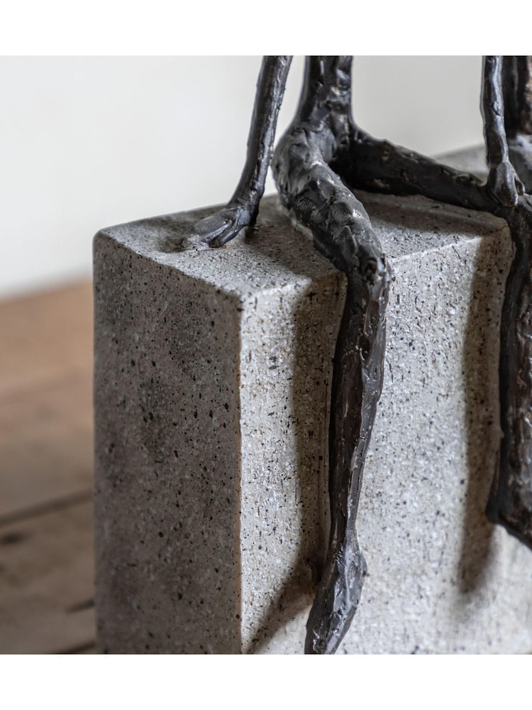 Gallery Home Black The Three of Us Ornaments Sculpture - Image 2 of 8 Gallery Home Black The Three of Us Ornaments Sculpture - Image 2 of 8