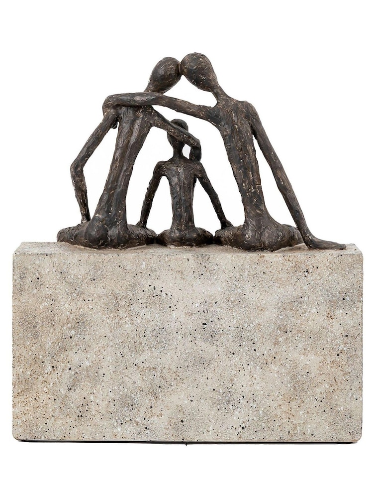 Gallery Home Black The Three of Us Ornaments Sculpture - Image 8 of 8 Gallery Home Black The Three of Us Ornaments Sculpture - Image 8 of 8