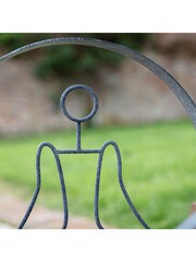 Gallery Home Black Lotus Pose Sculpture - Image 2 of 8