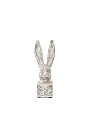 Gallery Home White Small Harry Hare Distressed Ornaments Sculpture - Image 3 of 6