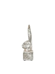 Gallery Home White Small Harry Hare Distressed Ornaments Sculpture - Image 5 of 6