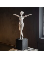 Gallery Home Black Ballerina Pirouette Sculpture - Image 1 of 9