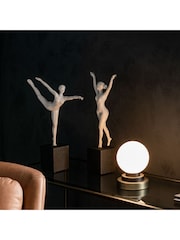 Gallery Home Black Ballerina Balance Ornaments Sculpture - Image 2 of 8