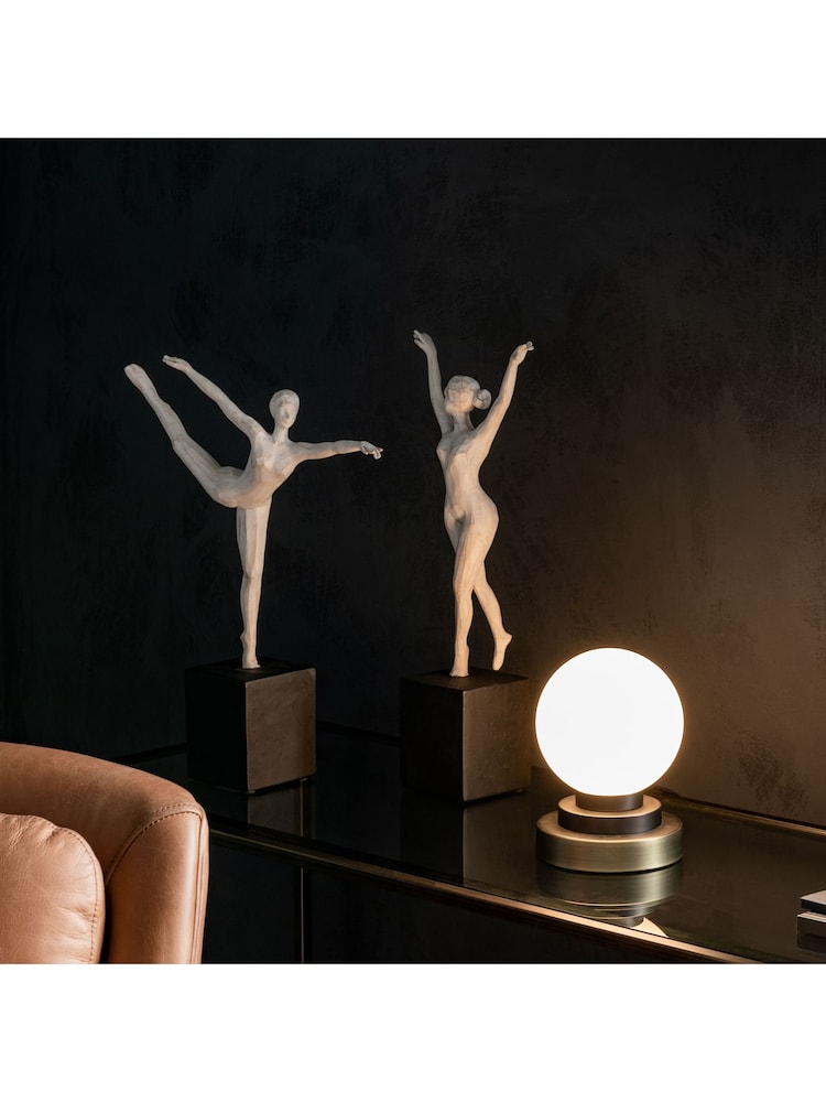 Gallery Home Black Ballerina Balance Ornaments Sculpture - Image 2 of 8