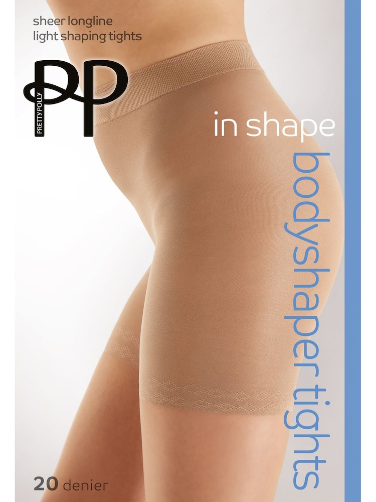 Pretty Polly 20 Denier Bodyshaping Sheer Longline Tights 2 Pack - Image 5 of 5