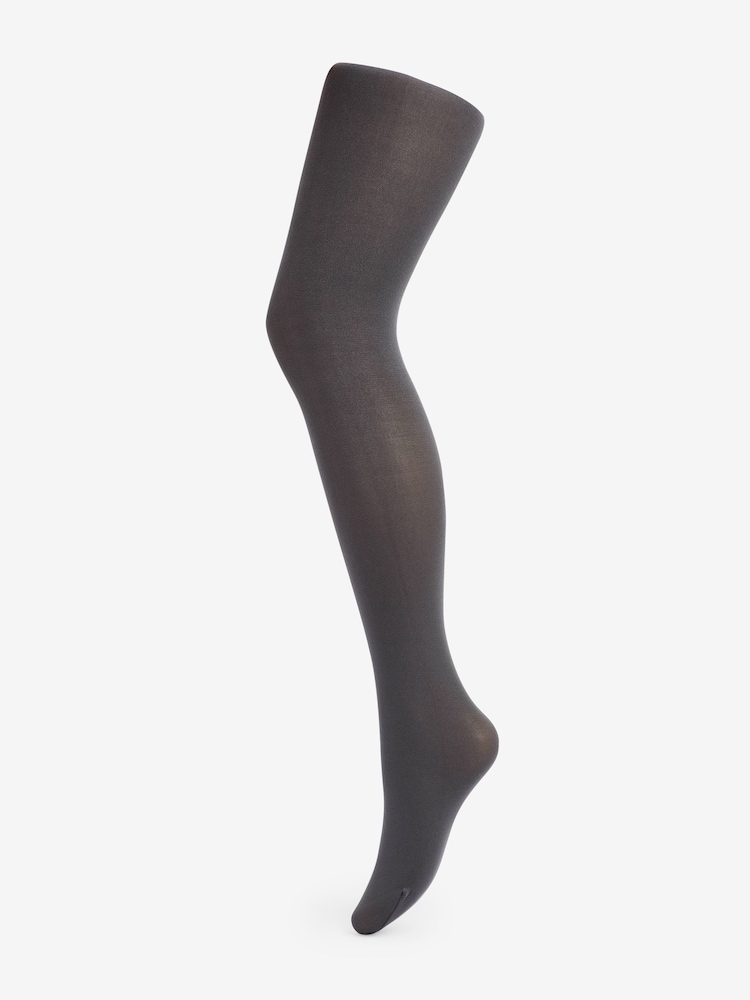 Pretty Polly 60 Denier Opaques 3D Grey Tights - Image 1 of 1