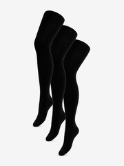 Pretty Polly 60 Denier Opaques 3D Grey Tights - Image 1 of 3