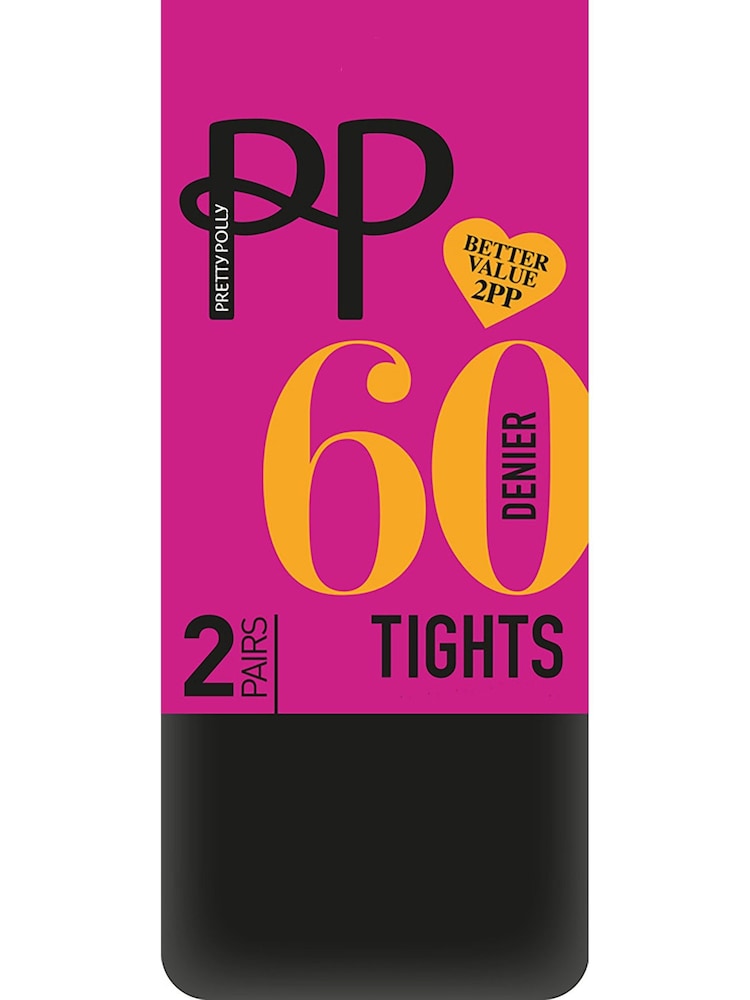 Pretty Polly 6 Упаковка черный 60 Непрозрачные колготки Denier Everyday - Изображение 4 из 4