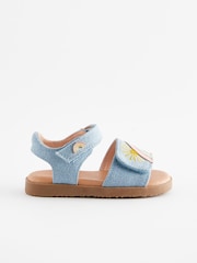 Blue Denim Rainbow Sandals - Image 2 of 6