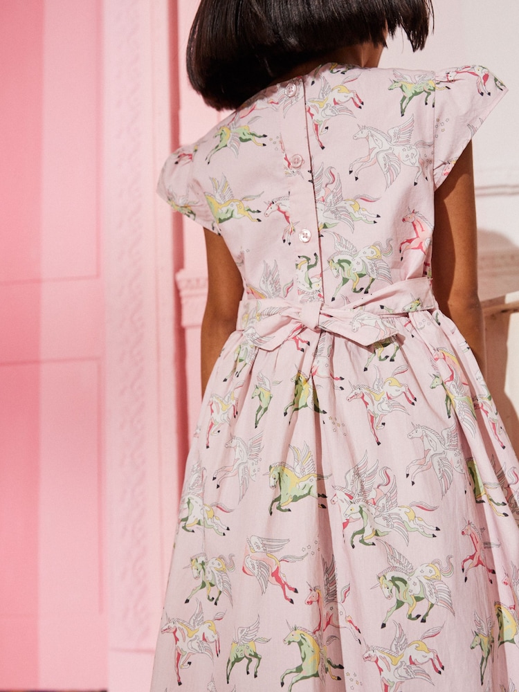 Cath Kidston Pink Tie Back Dress - Image 2 of 6