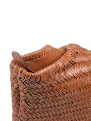 Jones Bootmaker Brown Wildrosa Leather Shoulder Bag - Image 3 of 5