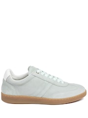 Jones Bootmaker Blue Annora Casual Leather Trainers - Image 2 of 5