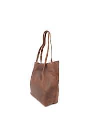 Jones Bootmaker Brown Willamina Fashionable Leather Shoulder Bag - Image 2 of 5