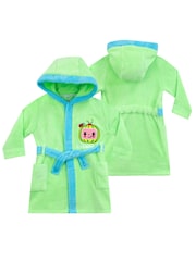 Character Green Cocomelon Dressing Gown And Pyjamas Set - Image 2 of 5