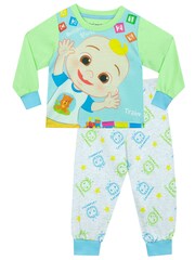 Character Green Cocomelon Dressing Gown And Pyjamas Set - Image 3 of 5