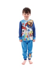 Character Blue Paw Patrol Dressing Gown And Pyjamas Set - Image 7 of 10