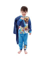 Character Blue Paw Patrol Dressing Gown And Pyjamas Set - Image 8 of 10