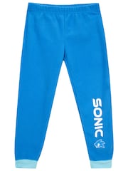 Character Blue Sonic Twosie Pyjamas Set With Slipper Socks - Image 3 of 5