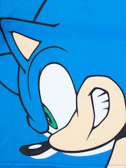 Character Blue Sonic Twosie Pyjamas Set With Slipper Socks - Image 5 of 5